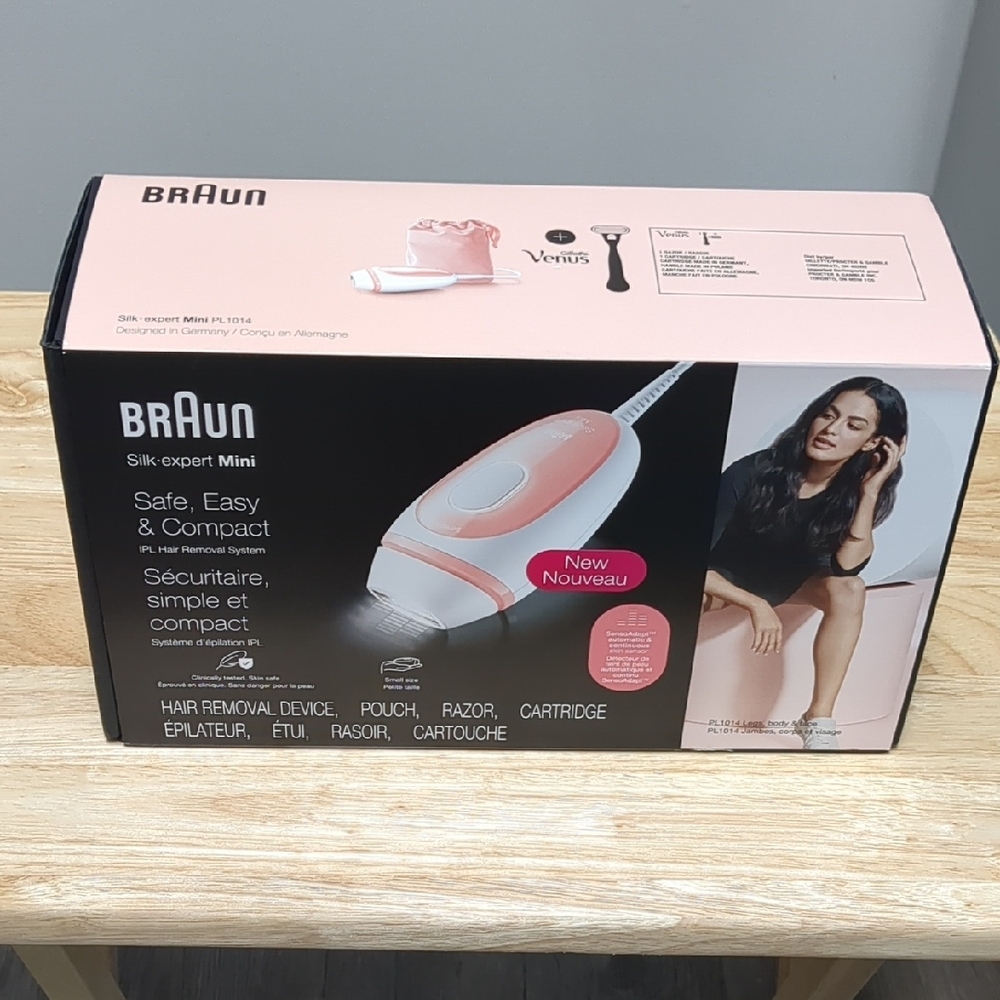 BRAUN Silk-expert Mini IPL Hair Removal Device - Pink. NEW SEALED BOX!!! - Picture 6 of 7